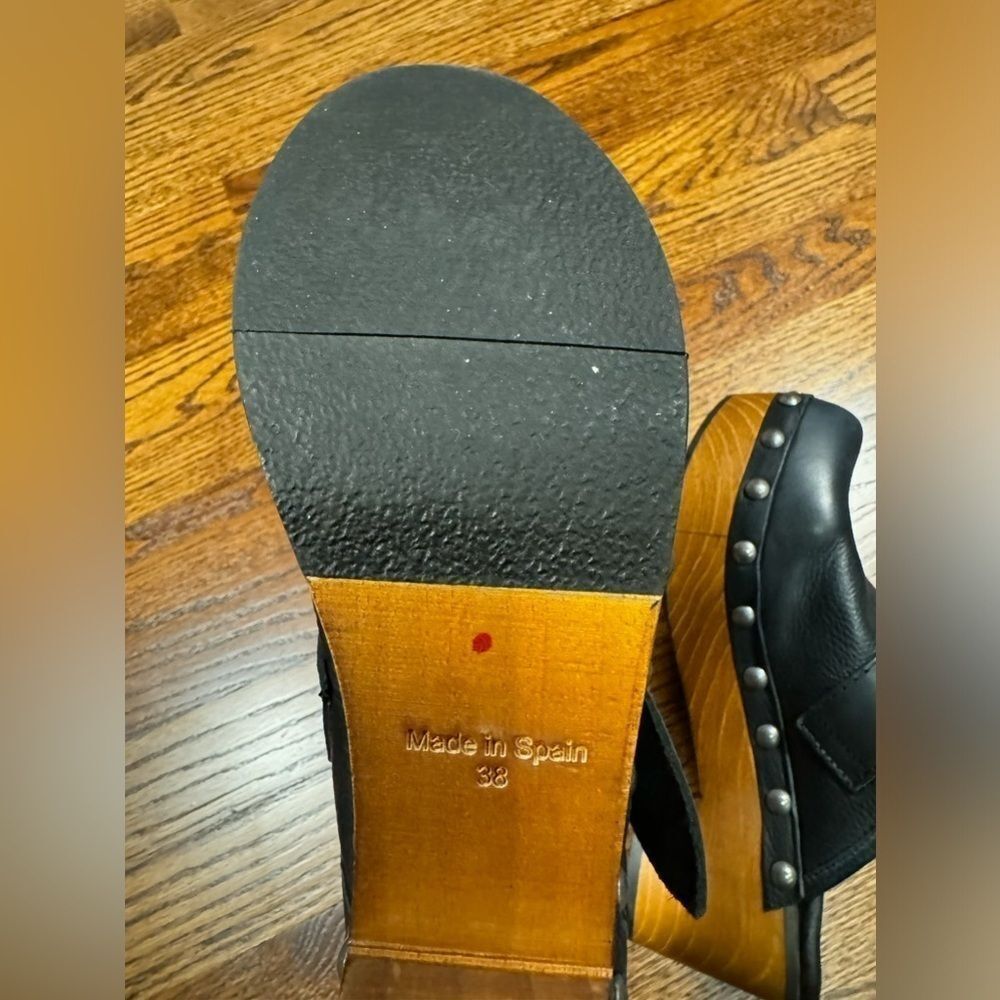 Free People Shoes Culver City Clog Black Free People Size 38 - Picture 5 of 7